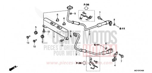 REFROIDISSEUR D'HUILE VFR800XD de 2013